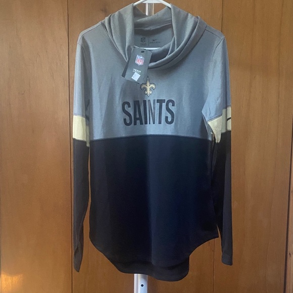 NFL Other - NFL New Orleans Saints Women's Nike Dri-Fit Long Sleeve Shirt  NWT Size Medium